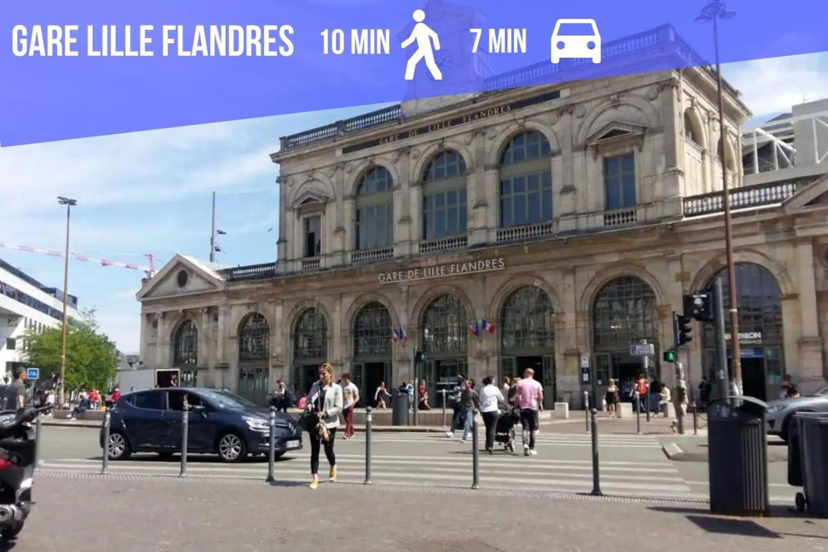 Lille Centre - Nice Flat With Terrace! Bagian luar foto